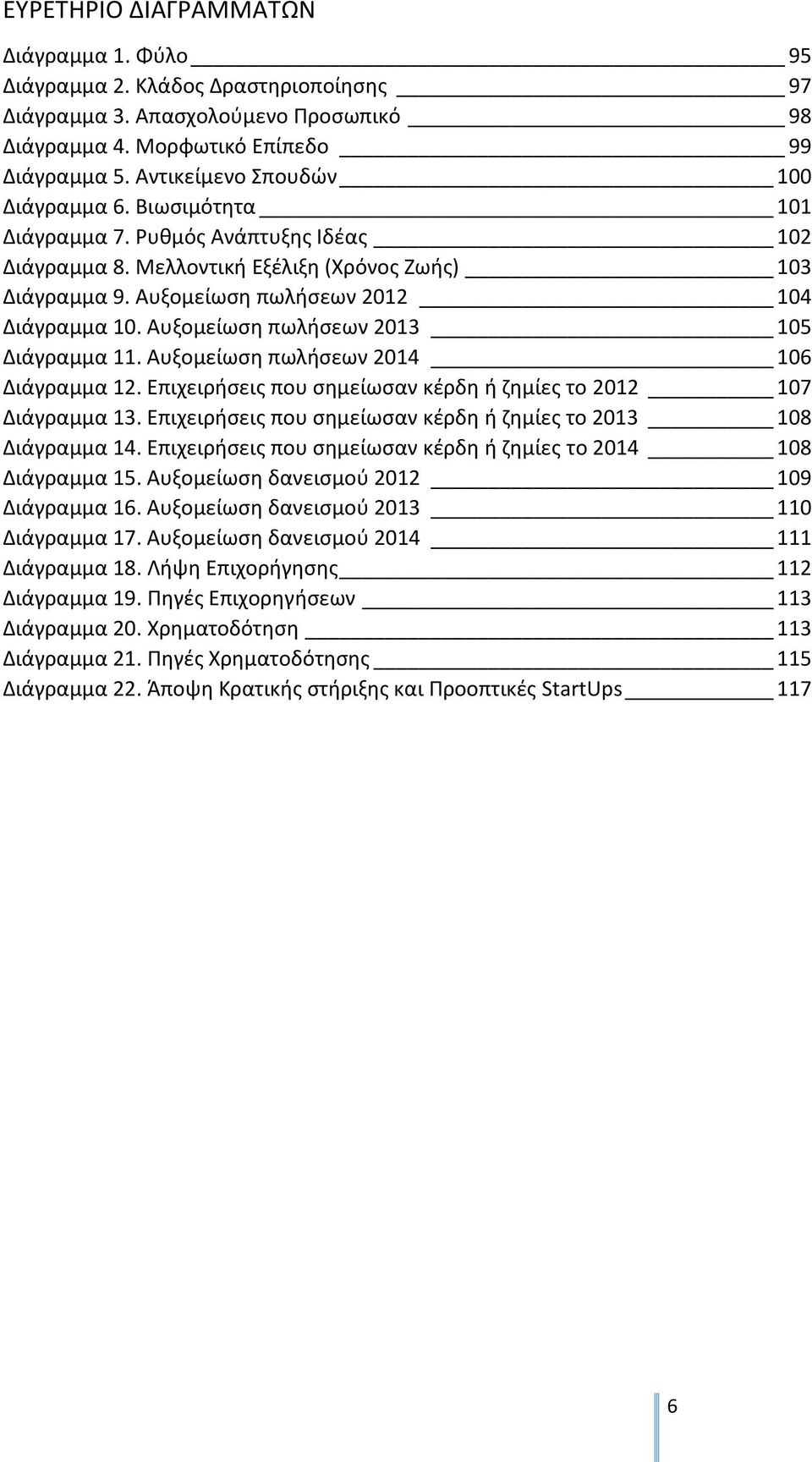 Αυξομείωςθ πωλιςεων 2013 105 Διάγραμμα 11. Αυξομείωςθ πωλιςεων 2014 106 Διάγραμμα 12. Επιχειριςεισ που ςθμείωςαν κζρδθ ι ηθμίεσ το 2012 107 Διάγραμμα 13.