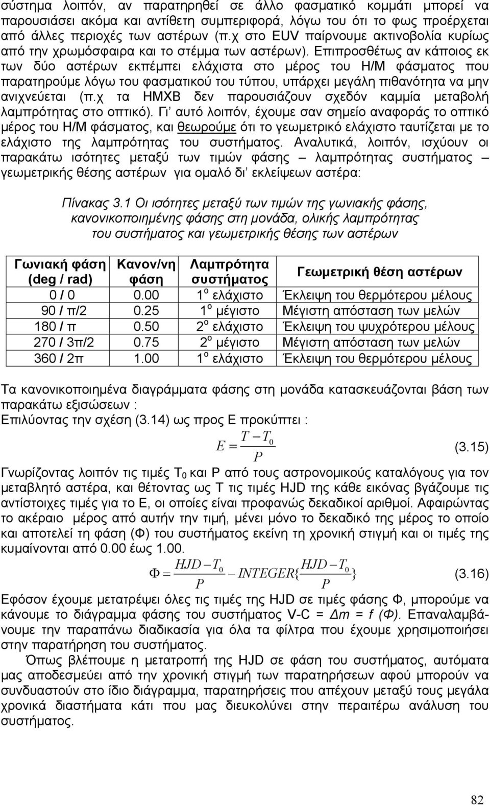 Επιπροσθέτως αν κάποιος εκ των δύο αστέρων εκπέμπει ελάχιστα στο μέρος του Η/Μ φάσματος που παρατηρούμε λόγω του φασματικού του τύπου, υπάρχει μεγάλη πιθανότητα να μην ανιχνεύεται (π.