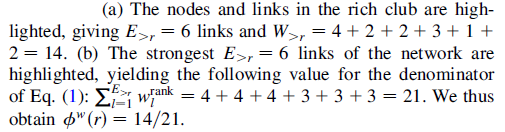 9.6 Το φαινόμενο rich-club ( η βιβλιοθήκη tnet) w W () r r