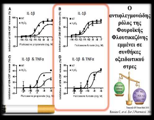 IC 50 (nmol/l) Φουροϊκή Φλουτικαζόνη: Υψηλή συγγένεια με τον