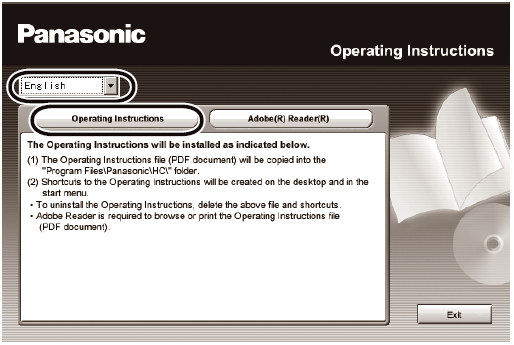Altele Citirea instrucţiunilor de operare (format PDF) Mai multe instrucţiuni privind operarea acestei camere sunt incluse în Instrucţiuni de operare (format PDF) aflate pe CD-ROM-ul furnizat.