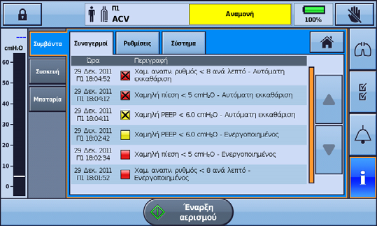 Χρήση της συσκευής Astral Μπαταρία πληροφορίες σχετικά με την κατάσταση του φορτίου των εσωτερικών και των εξωτερικών μπαταριών, όταν είναι συνδεδεμένες, συμπεριλαμβανομένου του συνδυαστικού