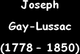 3. Νόμος του Gay Lussac Ο όγκος ορισμένης ποσότητας αερίου, όταν η πίεσή του διατηρείται σταθερή, είναι ανάλογος με την απόλυτη θερμοκρασία του.