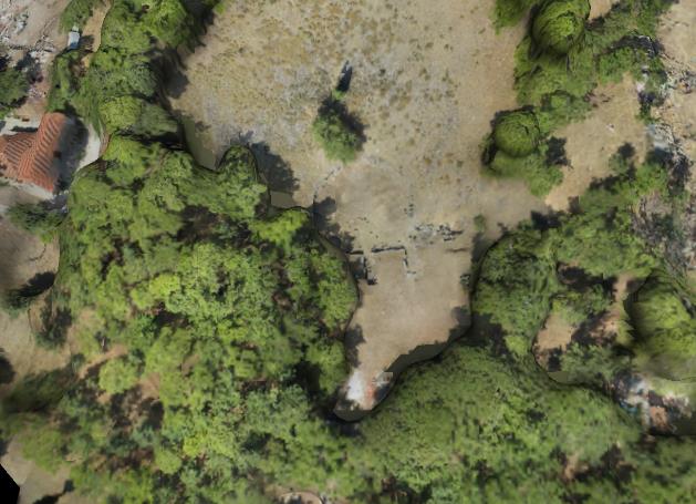 Εικόνα 9.7: Νέφος σημείων (dense point cloud), στο λογισμικό Visual SFM.