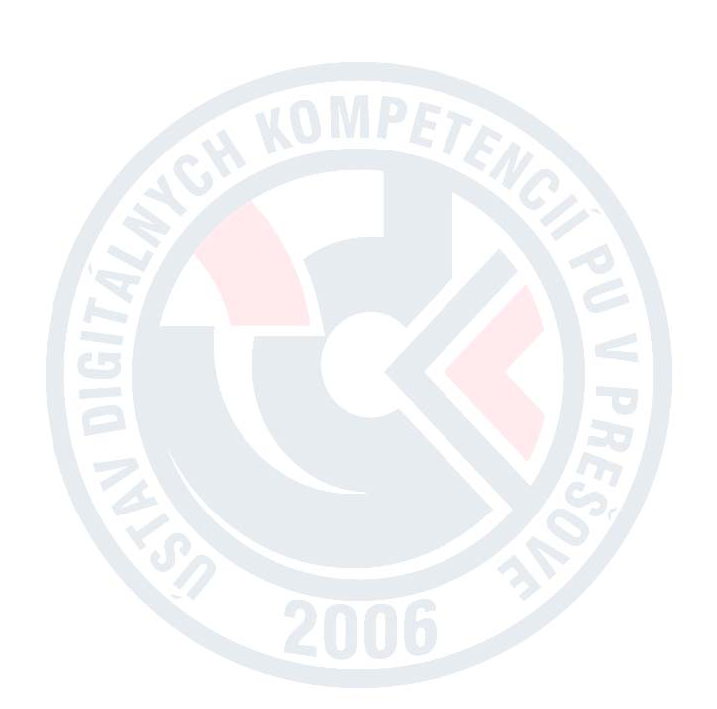 Prešovská univerzita v Prešove Ústav digitálnych kompetencií Marek Hrabčák