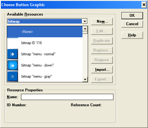 Από το πλαίσιο διαλόγου Choose Button Graphic μπορούμε να επιλέξουμε το γραφικό ή την εικόνα που θέλουμε, την οποία εισάγουμε κάνοντας κλικ στο κουμπί Import. Εικόνα 59.