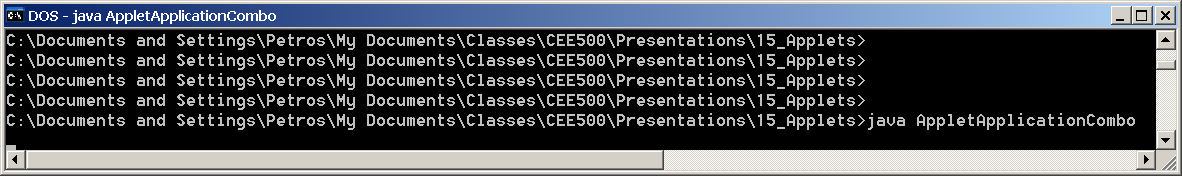 AppletApplicationCombo.