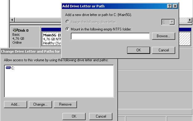 Προσάρτηση στα Windows XP