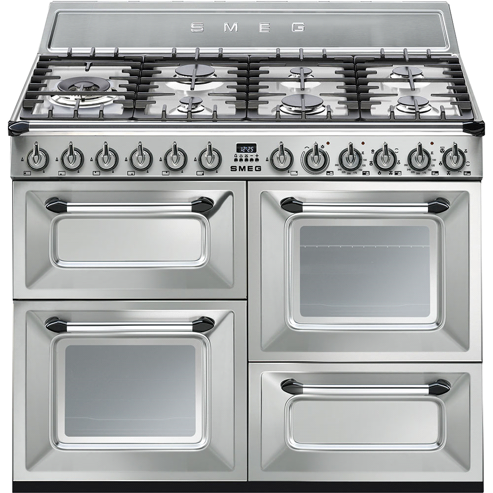 TR4110X νέο Κουζίνα "" 110x60 cm, Inox, 3 φούρνοι Ενεργειακή κλάση AΑ Περισσότερες πληροφορίες στο www.petco.