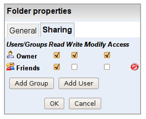 Στοιχεία καταλόγου Ο χρήστης έχει πρόσβαση στα στοιχεία (µετα-δεδοµένα) του επιλεγµένου καταλόγου µέσω της επιλογής "Properties" του µενού "File" ή του file context menu (right mouse click στο