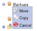 Πολλαπλή επιλογή αρχείων Folder context menu - Paste στον επιλεγµένο κατάλογο Το σύστηµα υποστηρίζει πολλαπλή επιλογή αρχείων για οµαδική αντιγραφή - µεταφορά.
