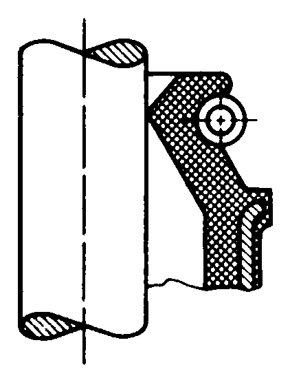 2. razvodnog mehanizma: detalji ventilskoga sklopa 1 - pločica za podešavanje zračnosti (debljina po 0,03 mm) 2 - čašica podizača 3 - tanjurić ventilske opruge 4 - dvodijelni klin 5 - brtva stabla