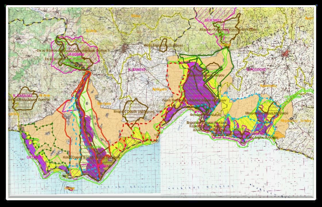 42 ΕΚΘΕΣΗ ΠΕΠΡΑΓΜΕΝΩΝ 2015 Εικόνα 2.2. Διαδρομές περιπολιών στο ΕΠ ΑΜΑΘ.