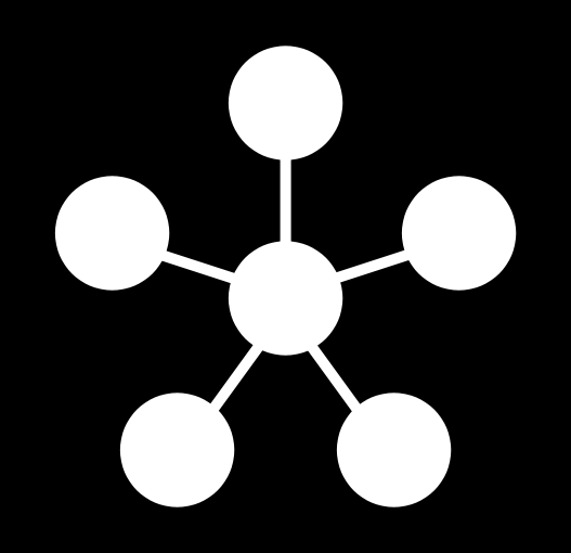 Τοπολογία Αστέρα (1/2) Υπάρχει ένας κεντρικός κόμβος (hub) για τον έλεγχο της κυκλοφορίας και όλες οι συσκευές
