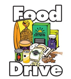 HOLIDAY FOOD DRIVE Holidays are just around the corner and those less fortunate than we are will be depending on food banks with full shelves. Our community food drive will begin Sunday, November 6.