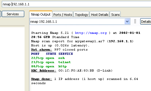 Scanning with nmap Nmap 19