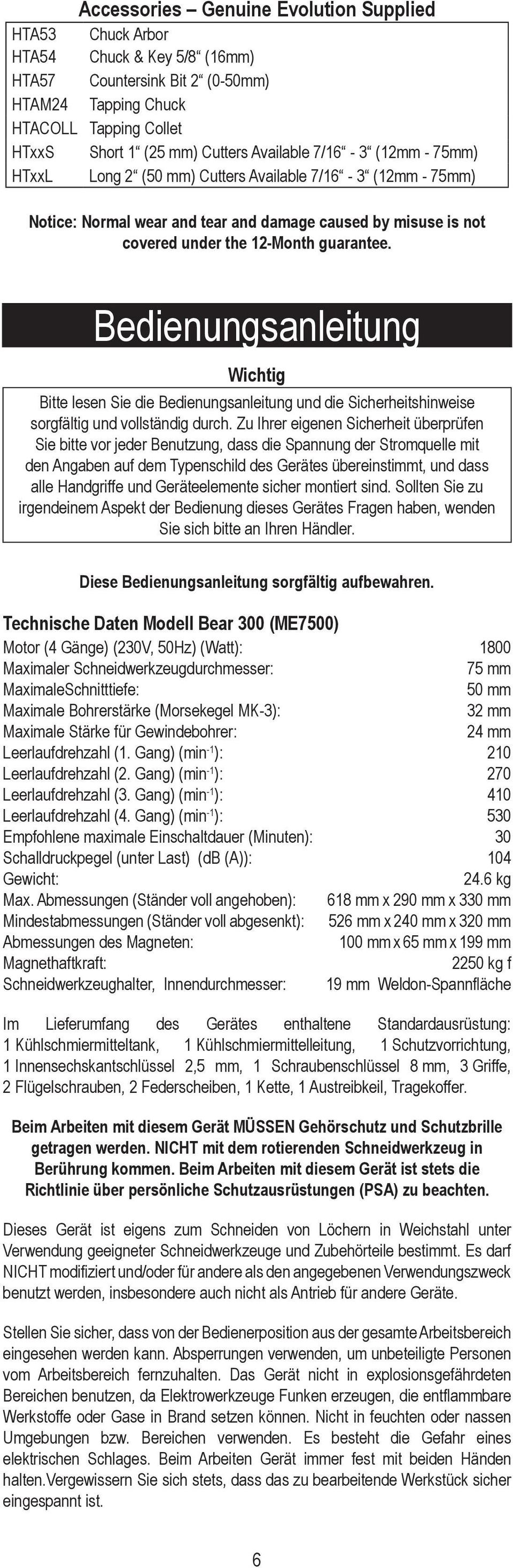 Bedienungsanleitung Wichtig Bitte lesen Sie die Bedienungsanleitung und die Sicherheitshinweise sorgfältig und vollständig durch.