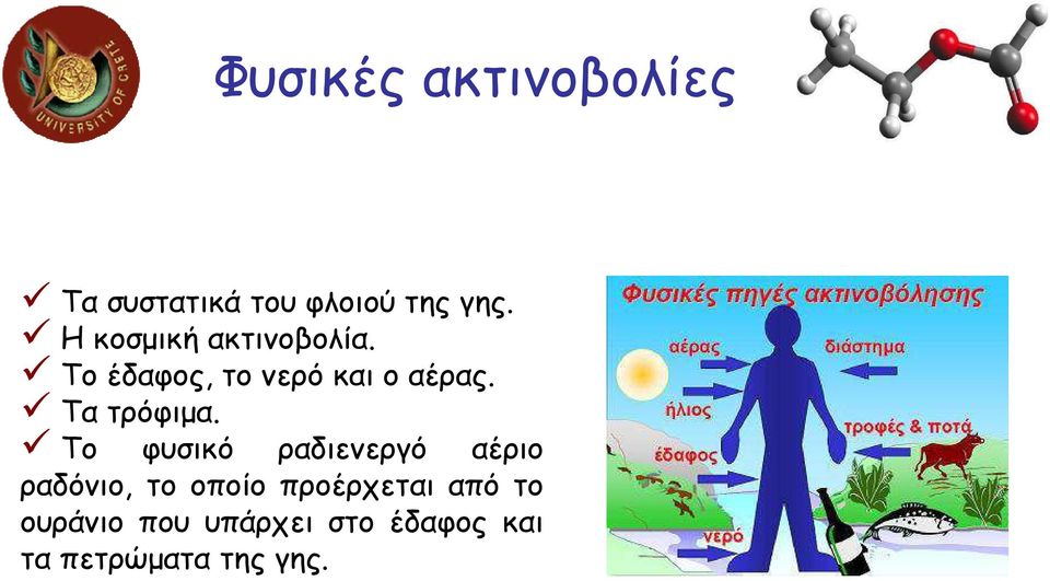 Τα τρόφιµα.