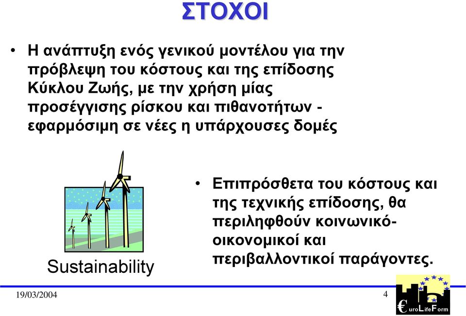 εφαρµόσιµη σε νέες η υπάρχουσες δοµές Sustainability Επιπρόσθετα του κόστους και