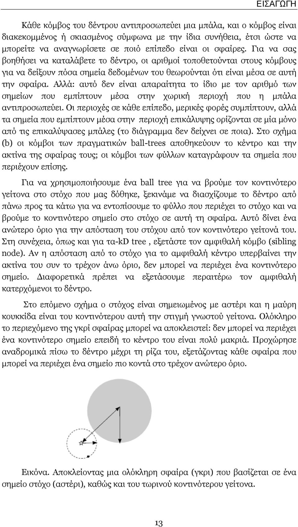 Αλλά: αυτό δεν είναι απαραίτητα το ίδιο με τον αριθμό των σημείων που εμπίπτουν μέσα στην χωρική περιοχή που η μπάλα αντιπροσωπεύει.