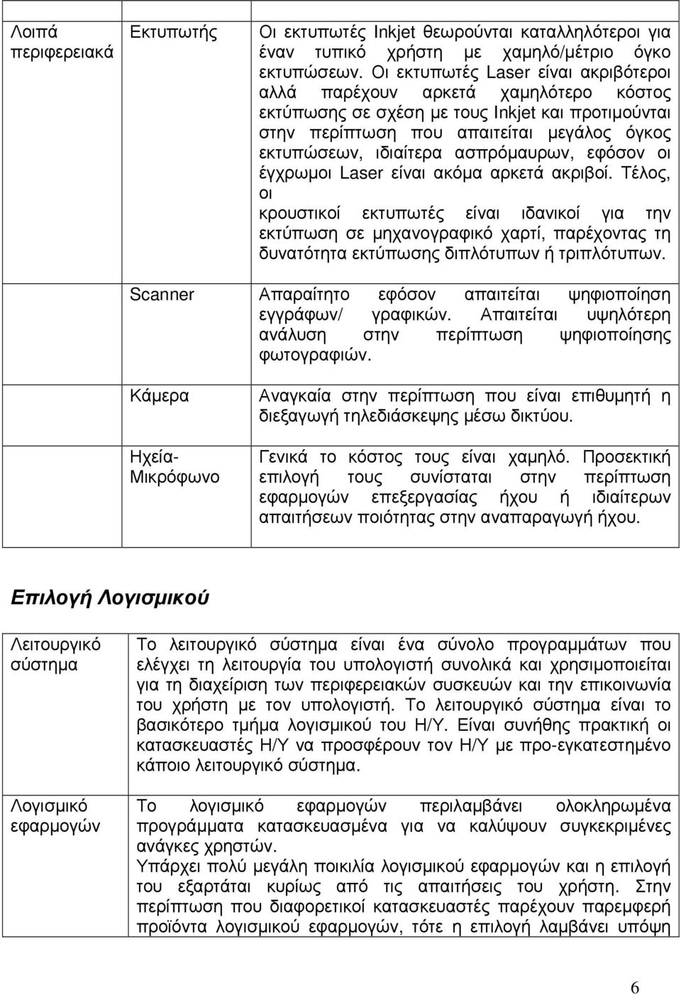 ασπρόµαυρων, εφόσον οι έγχρωµοι Laser είναι ακόµα αρκετά ακριβοί.