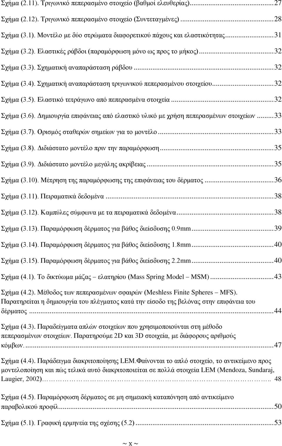 .. 32 ρήκα (3.5). Διαζηηθφ ηεηξάγσλν απφ πεπεξαζκέλα ζηνηρεία... 32 ρήκα (3.6). Γεκηνπξγία επηθάλεηαο απφ ειαζηηθφ πιηθφ κε ρξήζε πεπεξαζκέλσλ ζηνηρείσλ... 33 ρήκα (3.7).