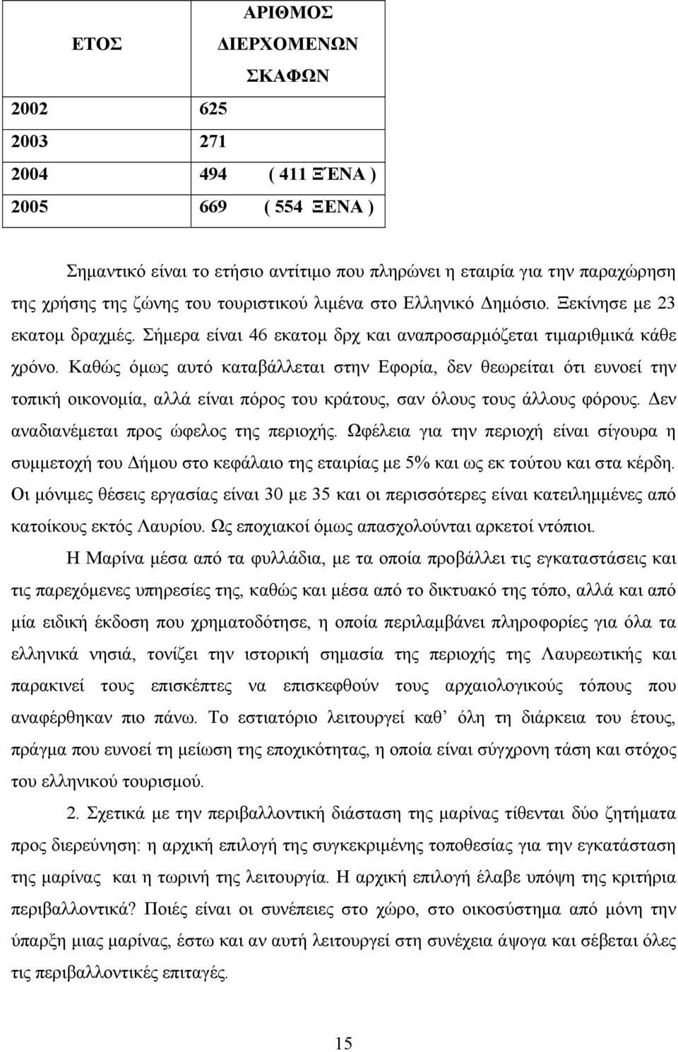 Καθώς όµως αυτό καταβάλλεται στην Εφορία, δεν θεωρείται ότι ευνοεί την τοπική οικονοµία, αλλά είναι πόρος του κράτους, σαν όλους τους άλλους φόρους. εν αναδιανέµεται προς ώφελος της περιοχής.