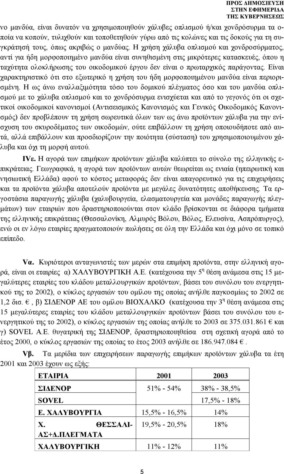 Η χρήση χάλυβα οπλισμού και χονδροσύρματος, αντί για ήδη μορφοποιημένο μανδύα είναι συνηθισμένη στις μικρότερες κατασκευές, όπου η ταχύτητα ολοκλήρωσης του οικοδομικού έργου δεν είναι ο πρωταρχικός