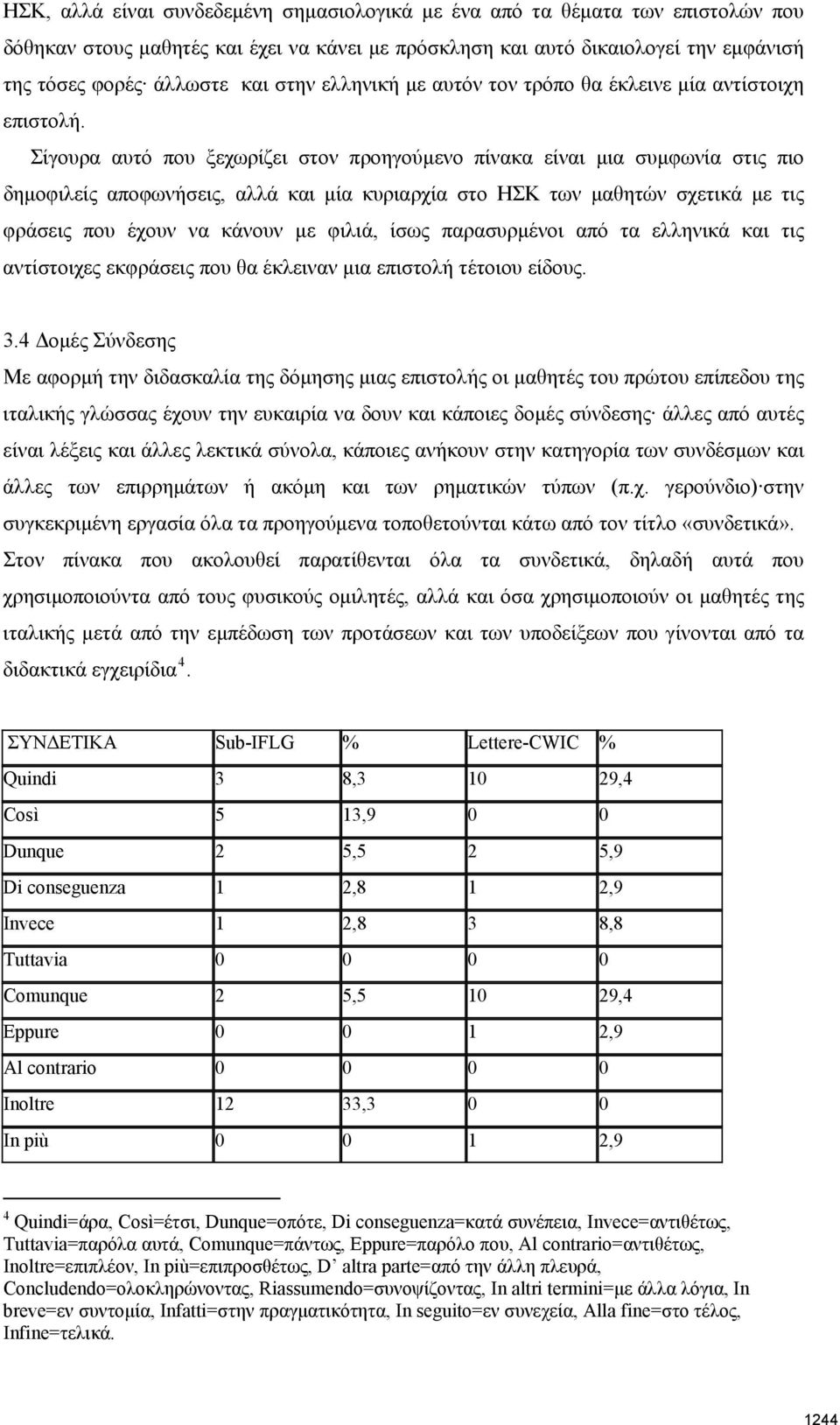 Σίγουρα αυτό που ξεχωρίζει στον προηγούμενο πίνακα είναι μια συμφωνία στις πιο δημοφιλείς αποφωνήσεις, αλλά και μία κυριαρχία στο ΗΣΚ των μαθητών σχετικά με τις φράσεις που έχουν να κάνουν με φιλιά,