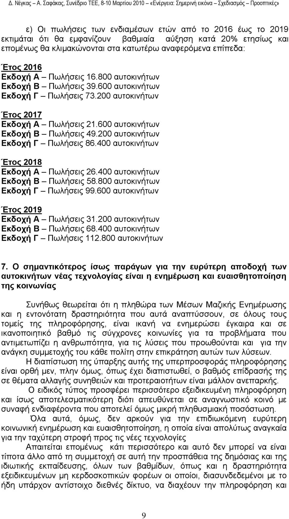 200 απηνθηλήησλ Δθδνρή Γ Πσιήζεηο 86.400 απηνθηλήησλ Έηνο 2018 Δθδνρή Α Πσιήζεηο 26.400 απηνθηλήησλ Δθδνρή Β Πσιήζεηο 58.800 απηνθηλήησλ Δθδνρή Γ Πσιήζεηο 99.