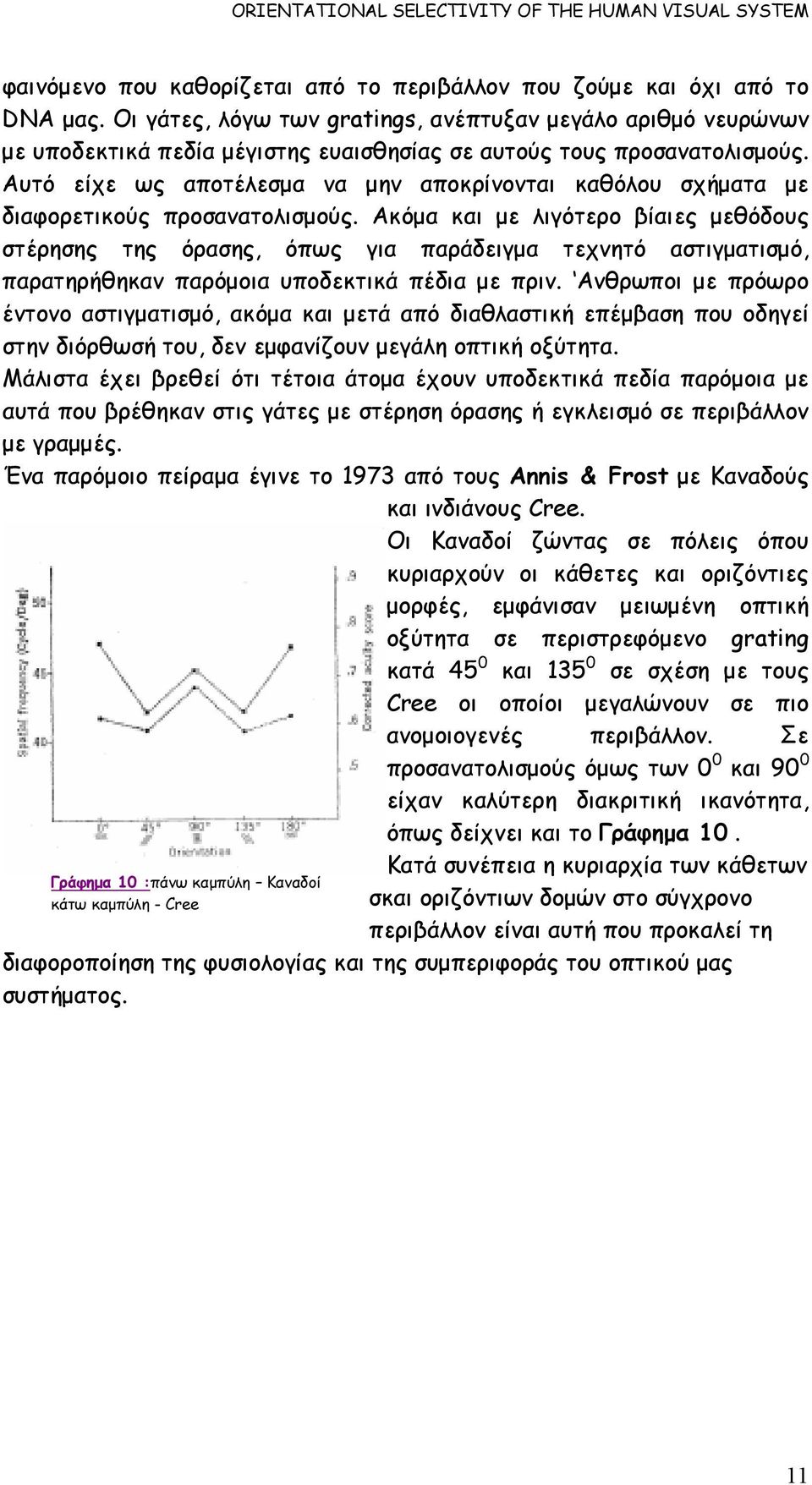 Αυτό είχε ως αποτέλεσµα να µην αποκρίνονται καθόλου σχήµατα µε διαφορετικούς προσανατολισµούς.