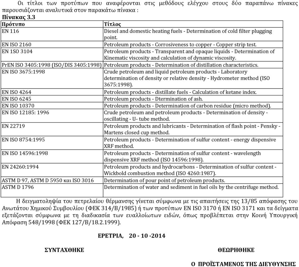 PrEN ISO 3405:1998 (ISO/DIS 3405:1998) Petroleum products - Determination of distillation characteristics.