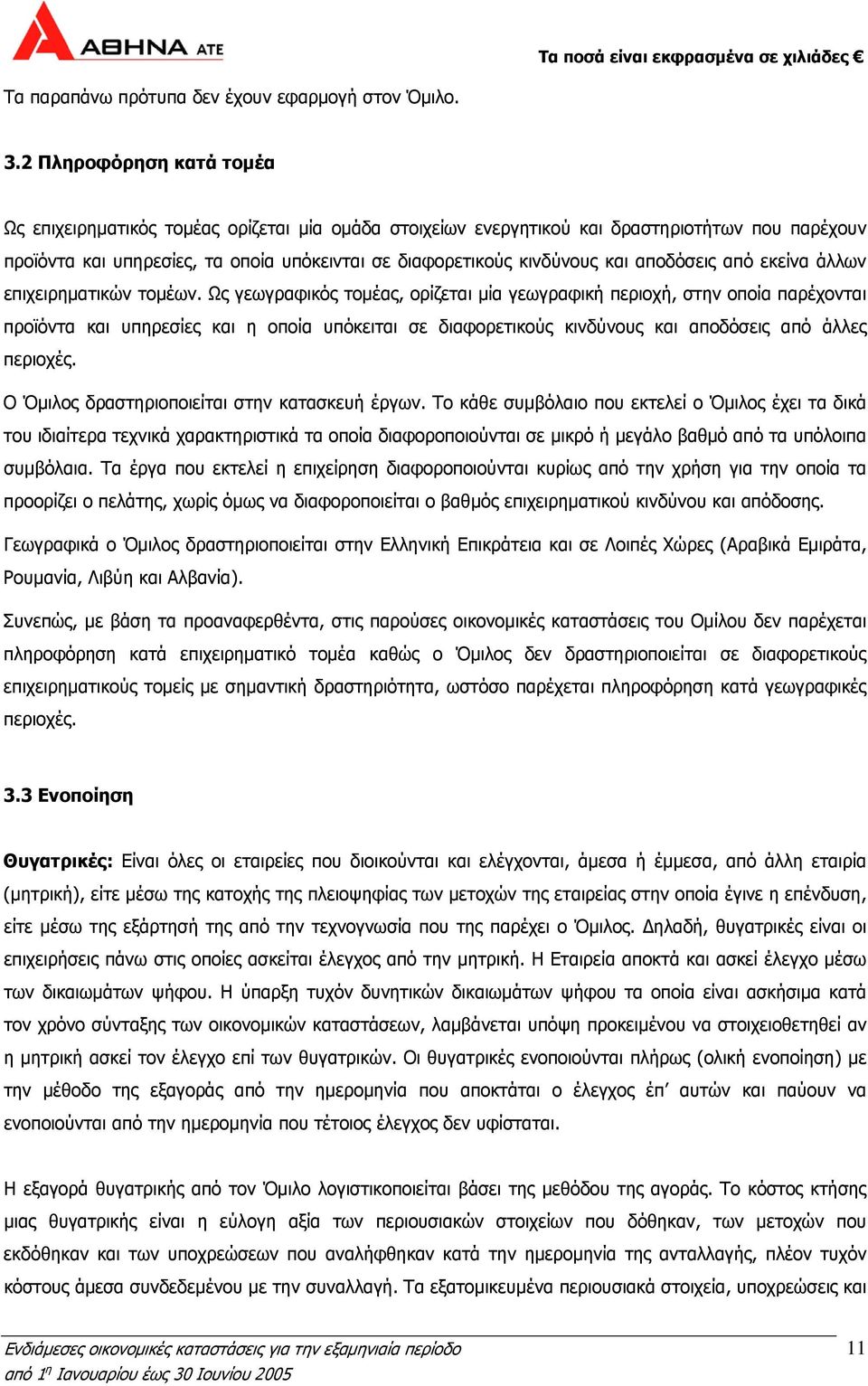 αποδόσεις από εκείνα άλλων επιχειρηματικών τομέων.