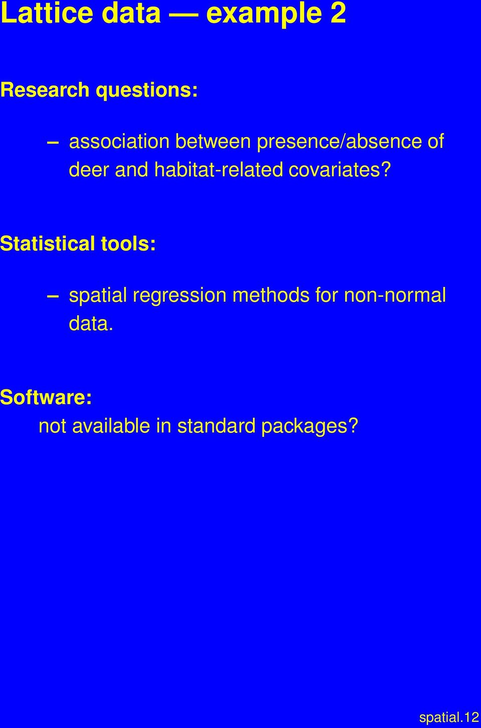 covariates?