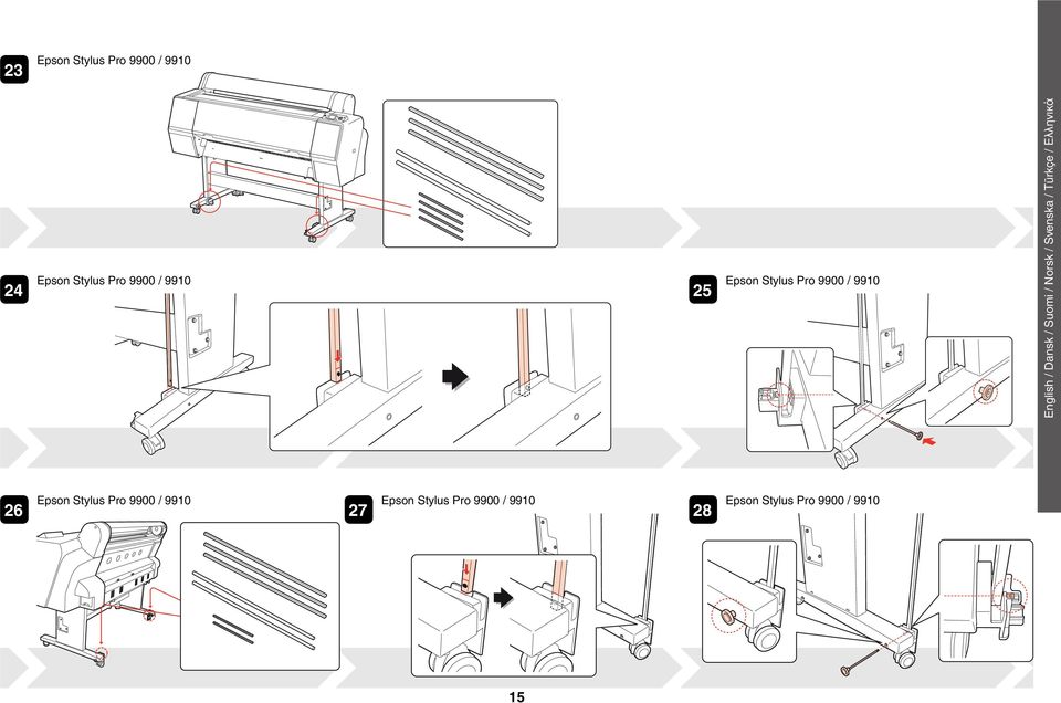 / Svenska / Türkçe / Ελληνικά 26 Epson Stylus Pro 9900 / 9910