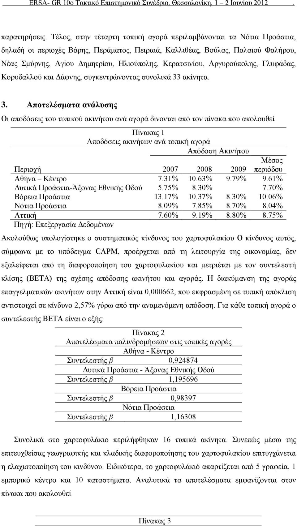 Κερατινίου, Αργυρούπολης, Γλυφάδας, Κορυδαλλού και Δάφνης, υγκεντρώνοντας υνολικά 33