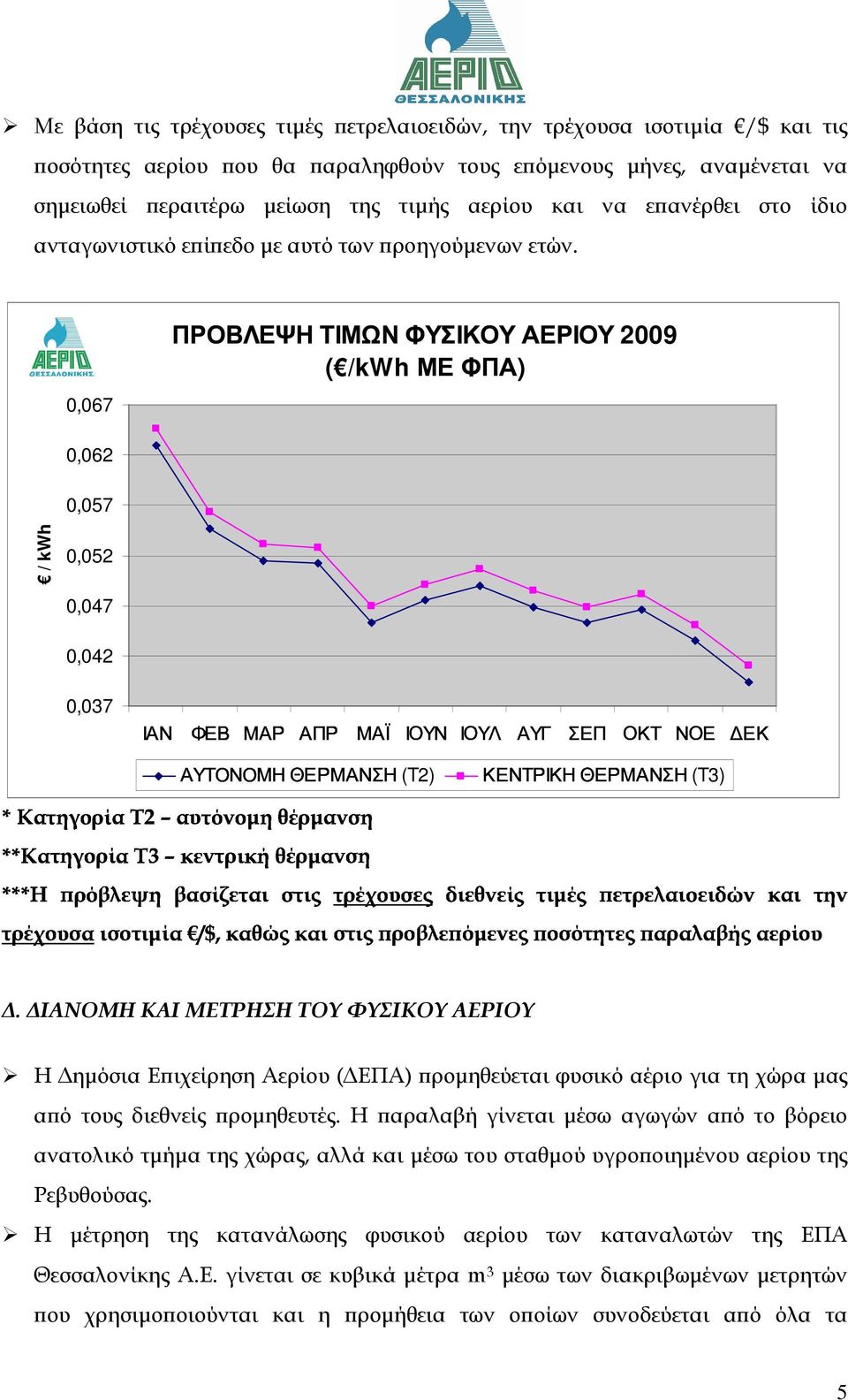 ΙΑΝΟΜΗ ΚΑΙ ΜΕΤΡΗΣΗ ΤΟΥ ΦΥΣΙΚΟΥ ΑΕΡΙΟΥ Η ηµόσια Ε ιχείρηση Αερίου ( ΕΠΑ) ροµηθεύεται φυσικό αέριο για τη χώρα µας α ό τους διεθνείς ροµηθευτές.