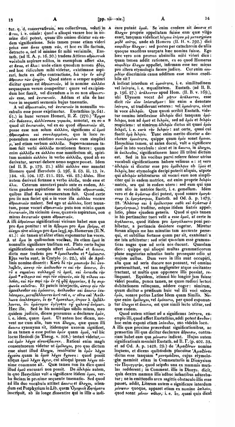 ) tradens Atticos αθροιστικά yocabula aspirare solitos, in exemplum affert αλα, et fin-as, et fixis: unde etiam quosdam nomen &δηι,.