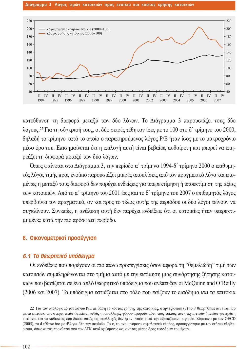 Επισηµαίνεται ότι η επιλογή αυτή είναι βεβαίως αυθαίρετη και µπορεί να επηρεάζει τη διαφορά µεταξύ των δύο λόγων.