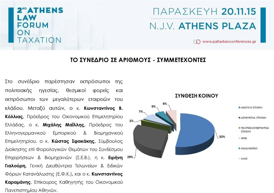 Μιχάλης Μαΐλλης, Πρόεδρος του Ελληνογερμανικού Εμπορικού & Βιομηχανικού Επιμελητηρίου, ο κ.