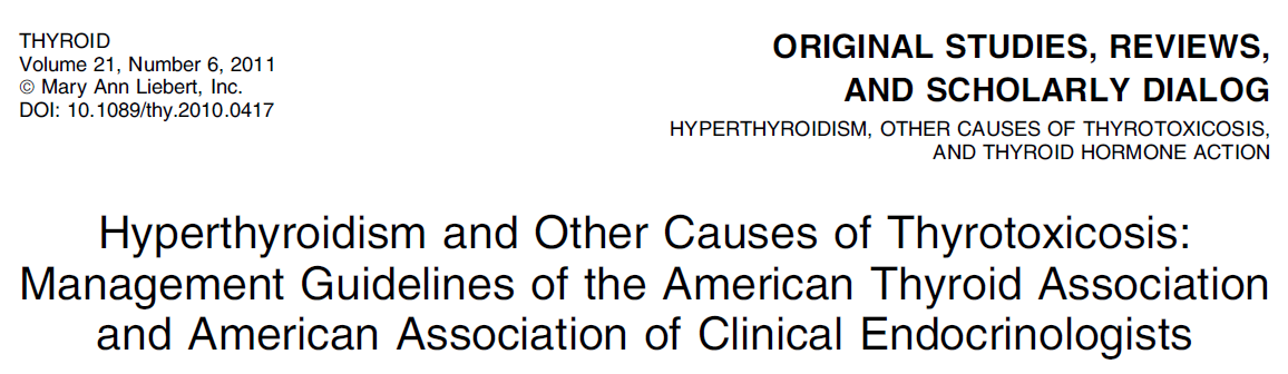 RECOMMENDATION 30 How should thyroid storm be managed Treatment with inorganic iodine (SSKI/ Lugol s solution, or oral radiographic contrast) leads to rapid