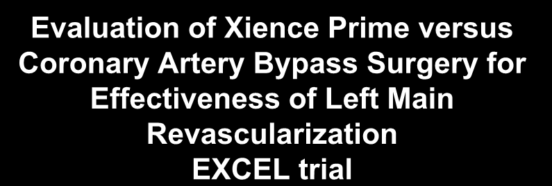 Evaluation of Xience Prime versus Coronary Artery Bypass