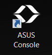 Έναρξη του ASUS Console Πατήστε*/κάντε κλικ στην οθόνη Έναρξη ή στην Επιφάνεια εργασίας.