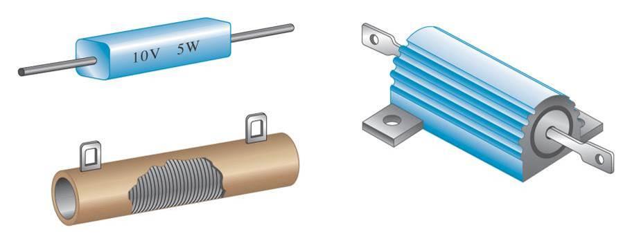 Σταθεροί Αντιστάτες (Fixed Resistors) (6/6) ΕΙΚΟΝΑ 2-20 Τυπικοί συρμάτινοι αντιστάτες ισχύος (wirewound power resistors).