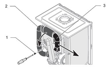 When you have finished, press the On/Off button to exit the test modes. Remove the analyser probe and replace the cap on the sampling point, replace the controls fascia, and the front casing panel.