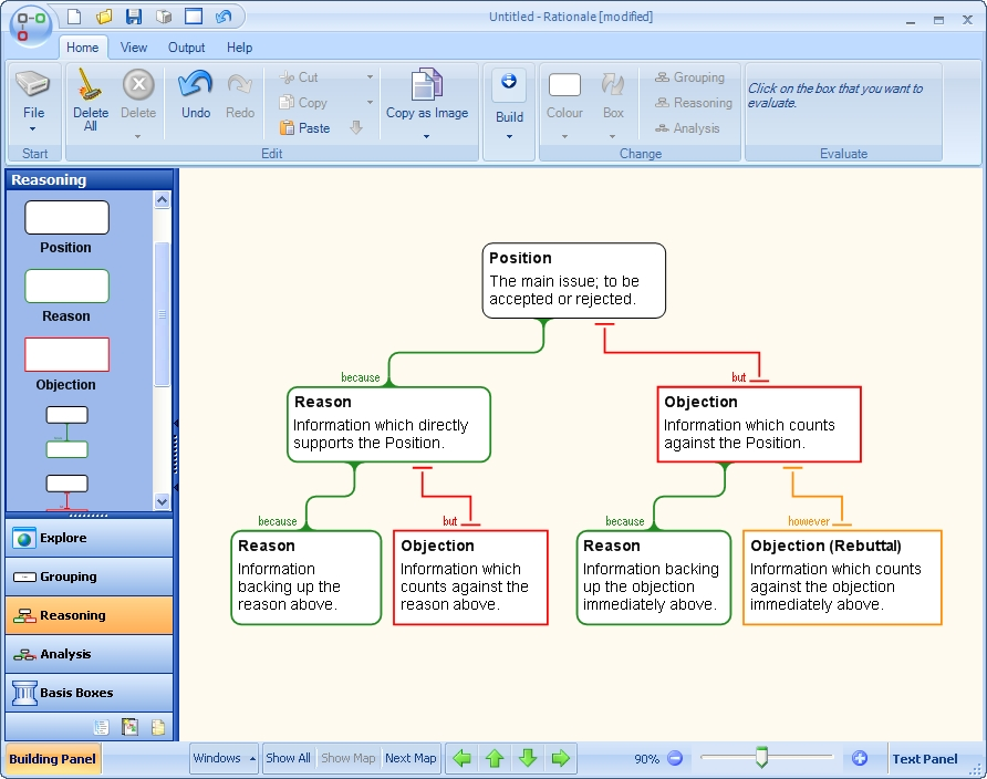 Rationale argument mapping 26