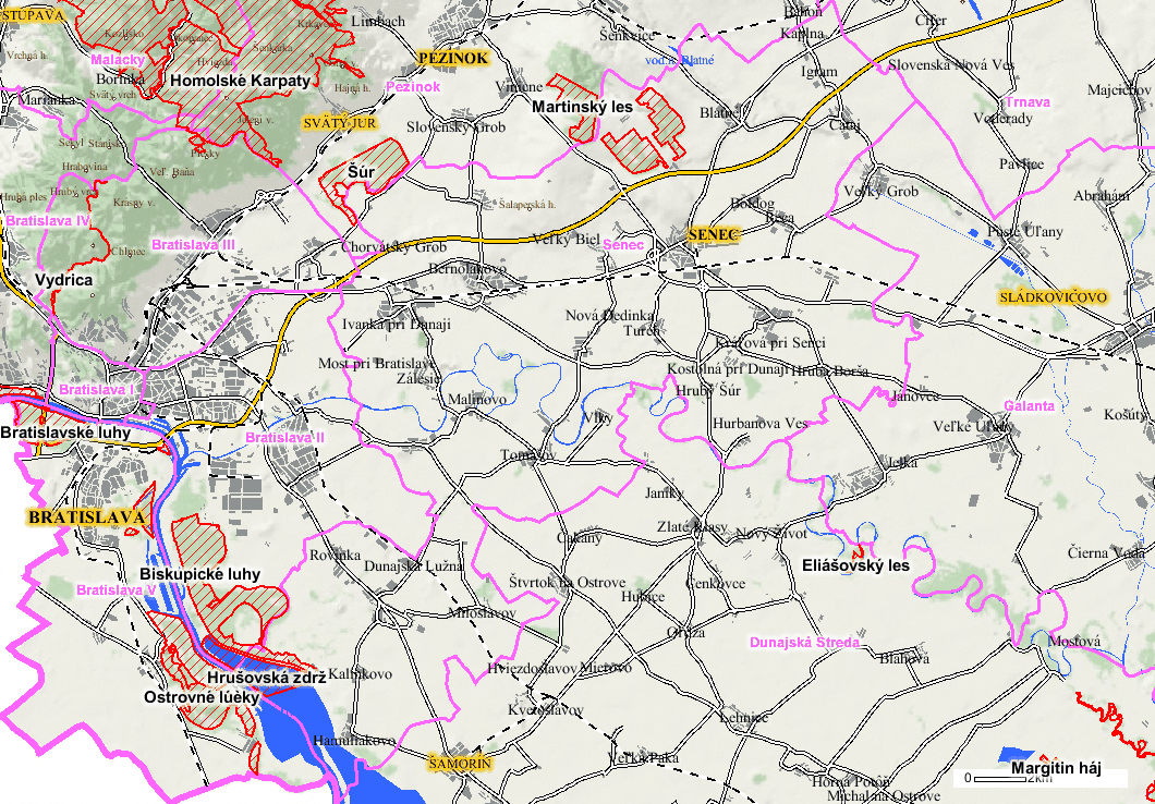 Krajinnoekologický plán mesta Senec 24 - Smernice Rady č. 79/409/EHS o ochrane voľne ţijúcich vtákov (smernica o vtákoch) - Smernice rady č.