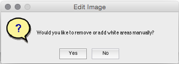 ΠΑΡΑΡΤΗΜΑ 2 ImageEdit - Οδηγός Χρήσης Το πρόγραμμα ImageEdit δημιουργήθηκε στα πλαίσια της πτυχιακής αυτής εργασίας για την διευκόλυνση χειροκίνητη αφαίρεσης μικρών άσπρων περιοχών, όπου εξαιτίας