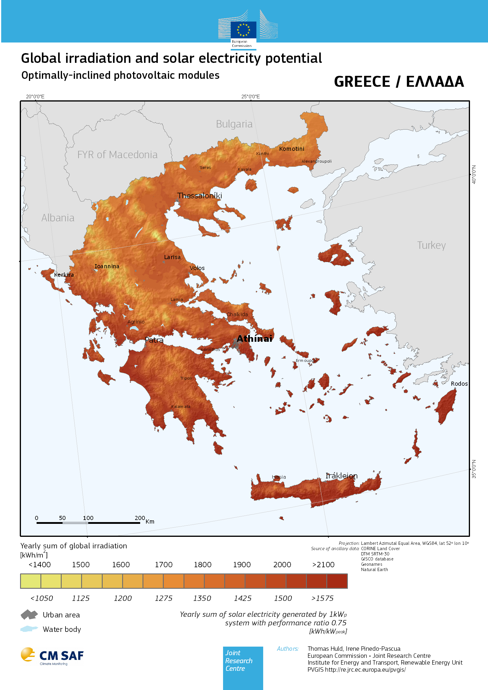 χάρτης 12: Ηλιακό