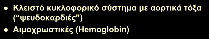 Αναπνευστικό και κυκλοφορικό σύστημα Κλειστό κυκλοφορικό